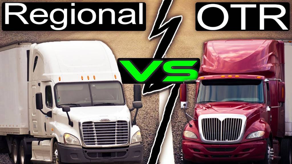 Regional vs OTR trucking jobs explained